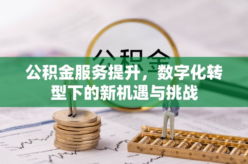 宁河公积金服务提升，数字化转型下的新机遇与挑战