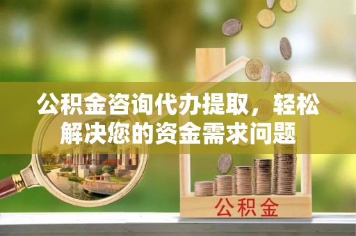 宁河公积金咨询代办提取，轻松解决您的资金需求问题
